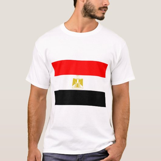 Egyptische vlag t-shirt (Voorkant)