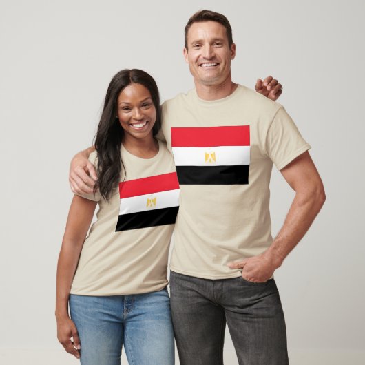Egyptische vlag t-shirt (Unisex)