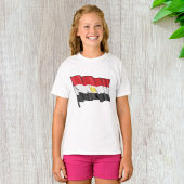 Egyptische vlag t-shirt
