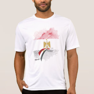 Egyptische vlag t-shirt