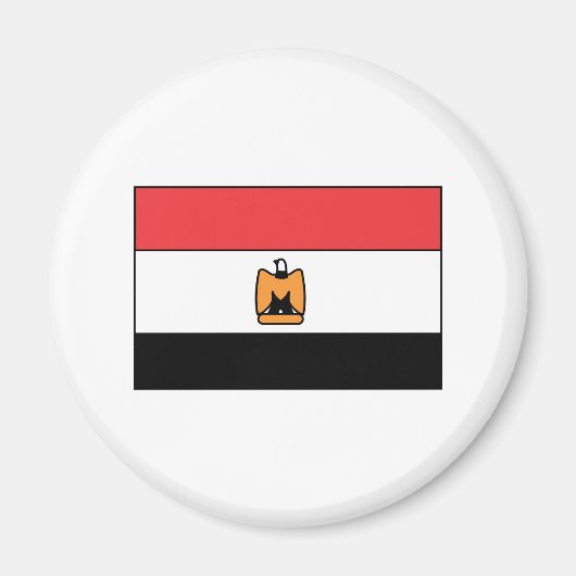 Egyptische vlag T-shirts en geschenken Magneet (Voorkant)