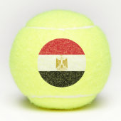 Egyptische vlag tennisballen (Voorkant)