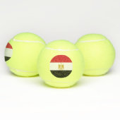 Egyptische vlag tennisballen (Multi)