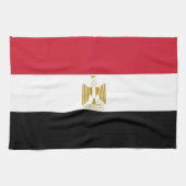Egyptische vlag theedoek (Horizontaal)