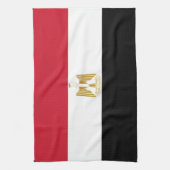 Egyptische vlag theedoek (Verticaal)