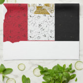 Egyptische vlag theedoek (Gevouwen)
