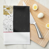 Egyptische vlag theedoek (Quarter Fold)