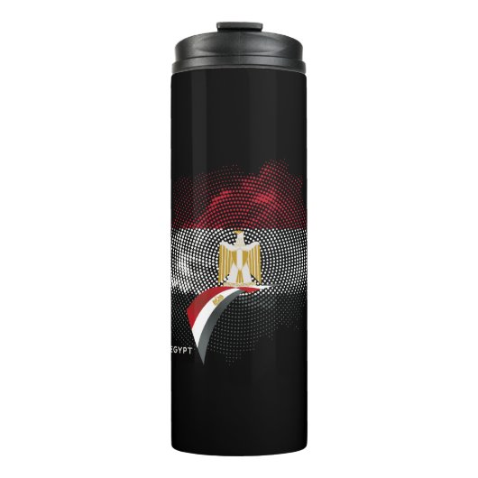 Egyptische vlag thermosbeker (Voorkant)