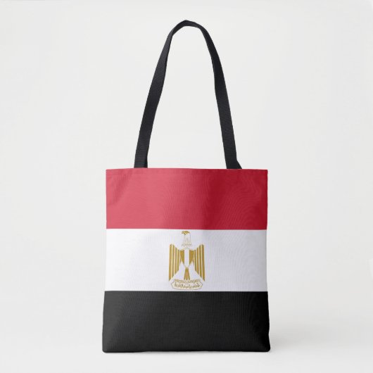 Egyptische vlag tote bag (Voorkant)