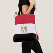 Egyptische vlag tote bag (Dichtbij)