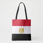 Egyptische vlag tote bag (Voorkant)