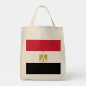 Egyptische vlag tote bag (Achterkant)