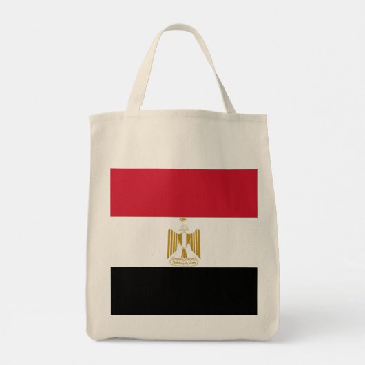 Egyptische vlag tote bag (Achterkant)