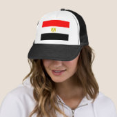 Egyptische vlag trucker pet (In situ)