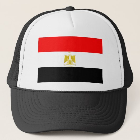 Egyptische vlag trucker pet (Voorkant)