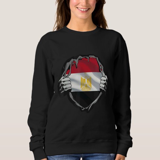 Egyptische vlag trui (Voorkant)