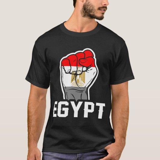 Egyptische vlag Tshirt (Voorkant)