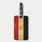 Egyptische Vlag Vintage Grunge Bagagelabel (Achterkant verticaal)