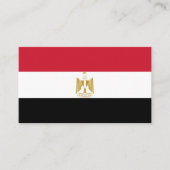 Egyptische vlag visitekaartje (Voorkant)