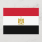 Egyptische vlag, vlag van Egypte Briefkaart (Voorkant)