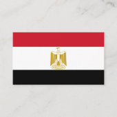Egyptische vlag, vlag van Egypte Visitekaartje (Voorkant)
