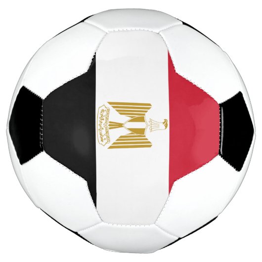 Egyptische vlag voetbal (Gedraaid)