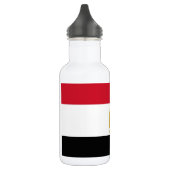 Egyptische vlag Vrijheidsfles Waterfles (Links)