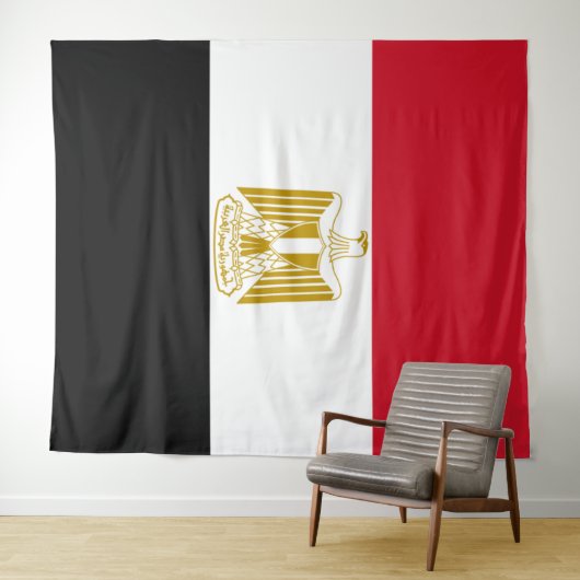 Egyptische vlag wandkleed (In Situ (horizontaal))