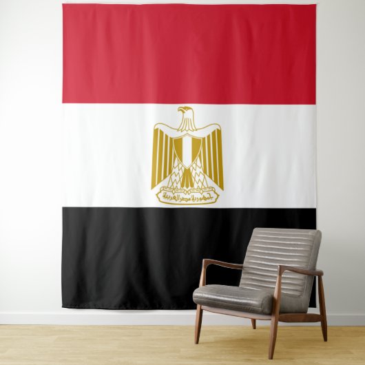 Egyptische vlag wandkleed (In situ)