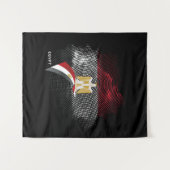 Egyptische vlag wandkleed (Voorkant (horizontaal))