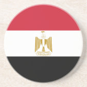 Egyptische vlag zandsteen onderzetter (Voorkant)