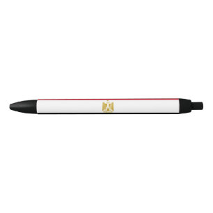Egyptische vlag zwarte inkt pen