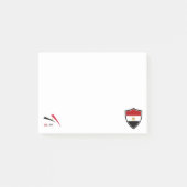 Egyptische vlagberichten post-it® notes (Voorkant)