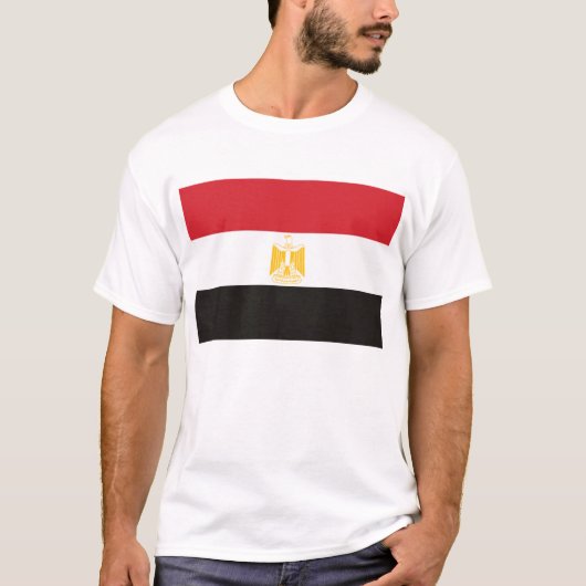 Egyptische vlaggen T-shirt (Voorkant)