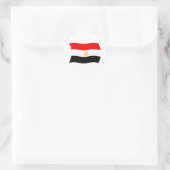Egyptische Vlagsticker Ronde Sticker (Tas)