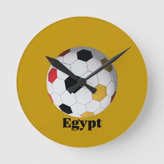 Egyptische Voetbal Ronde Klok (Voorkant)