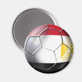 Egyptische voetbalfans magneet (Voorkant / Achterkant)