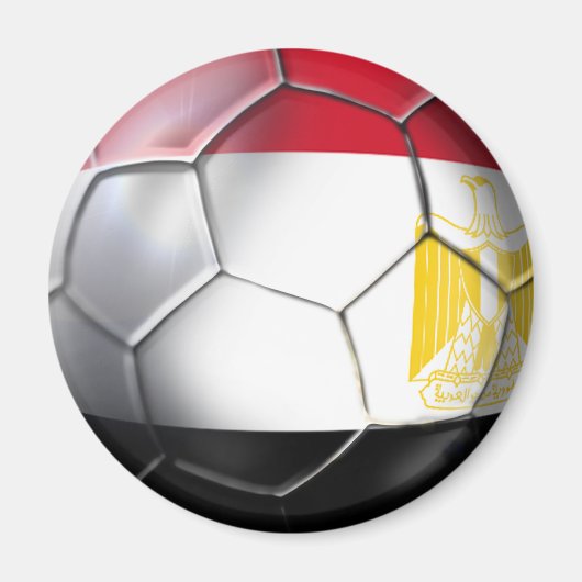 Egyptische voetbalfans magneet (Voorkant)