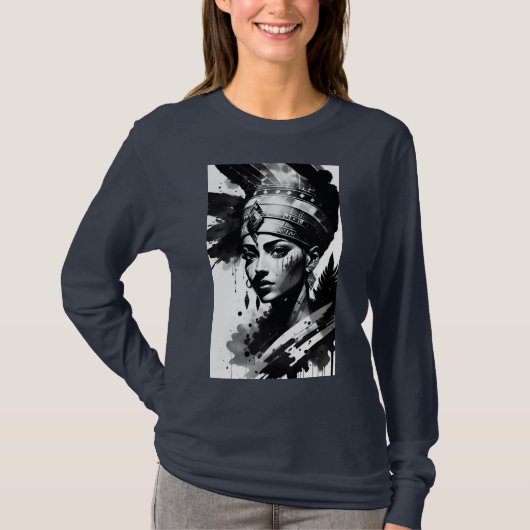Egyptische vrouw t-shirt (Voorkant)