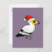 Egyptische Vulture Santa Feestdagenkaart (Voorkant / Achterkant)