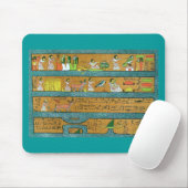 Egyptische wandkunst muismat (Met muis)