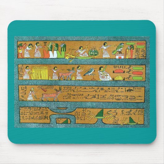 Egyptische wandkunst muismat (Voorkant)