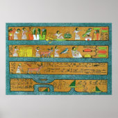 Egyptische wandkunst poster (Voorkant)
