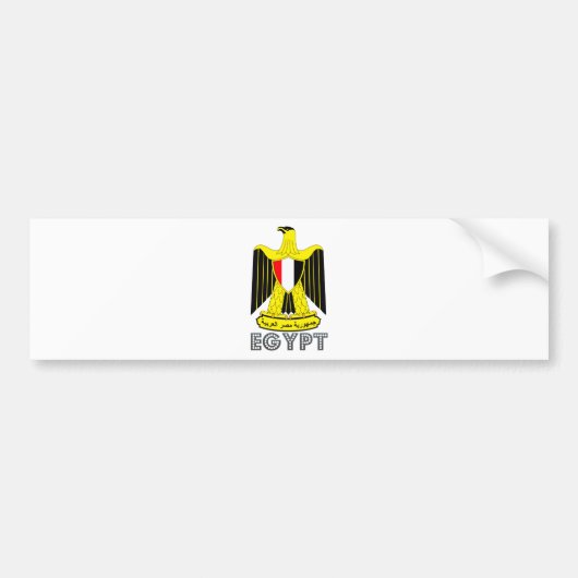 Egyptische wapenstilstand bumpersticker (Voorkant)