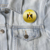 Egyptische wapenstilstand ronde button 5,7 cm (In situ)