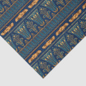 Egyptische Weefselpapier met groene & goudsjab Tissuepapier (Detail)