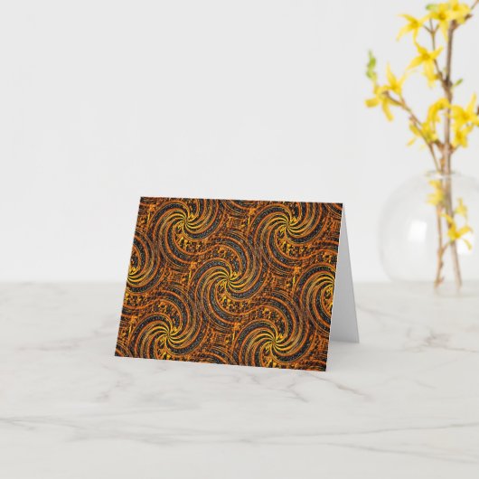 Egyptische werveling..... kaart (Gele Bloem)