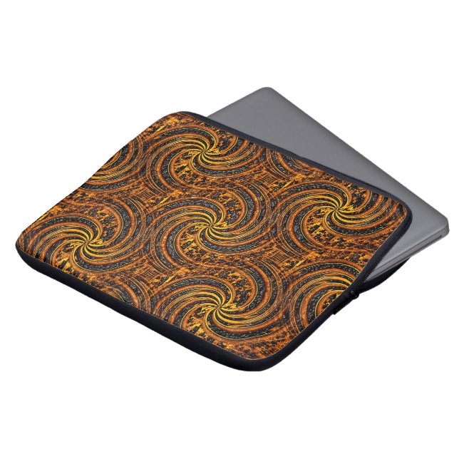 Egyptische werveling...... laptop sleeve (Voorkant top)