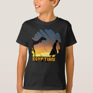 Egyptische woestijn T-Shirt, T-shirt Pyramides
