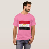 Egyptische woestijnkameel voetbal vlag t-shirt (Voorkant volledig)